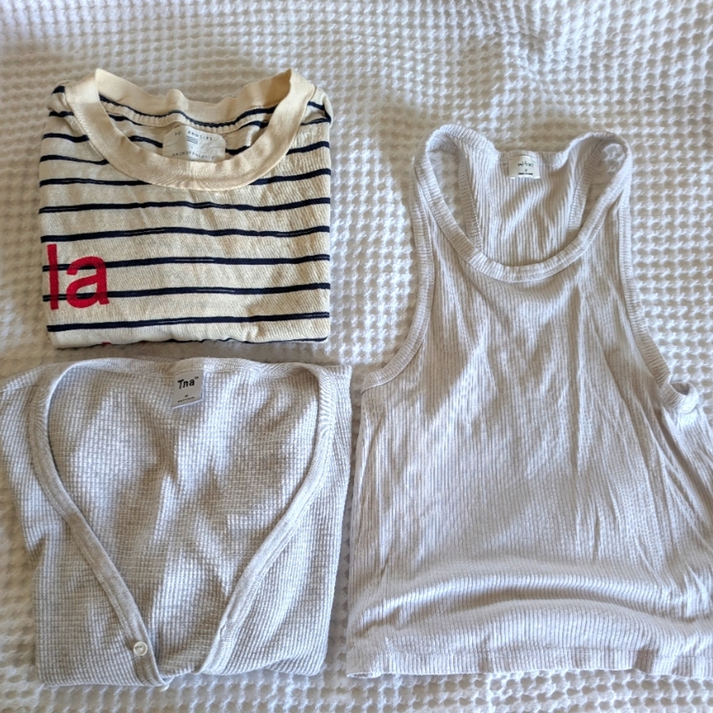 ANTHROPOLOGIE, TNA, WILFRED lot. Size MED
